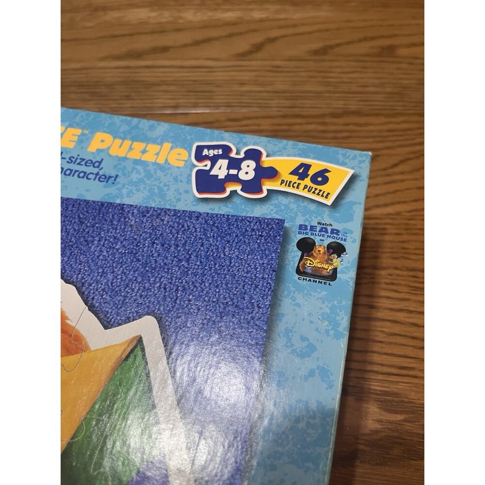 Bear In The Big Blue House Kids Puzzle My Size 3 ft Tall 46 Pieces Disney - Picture 3 of 6
